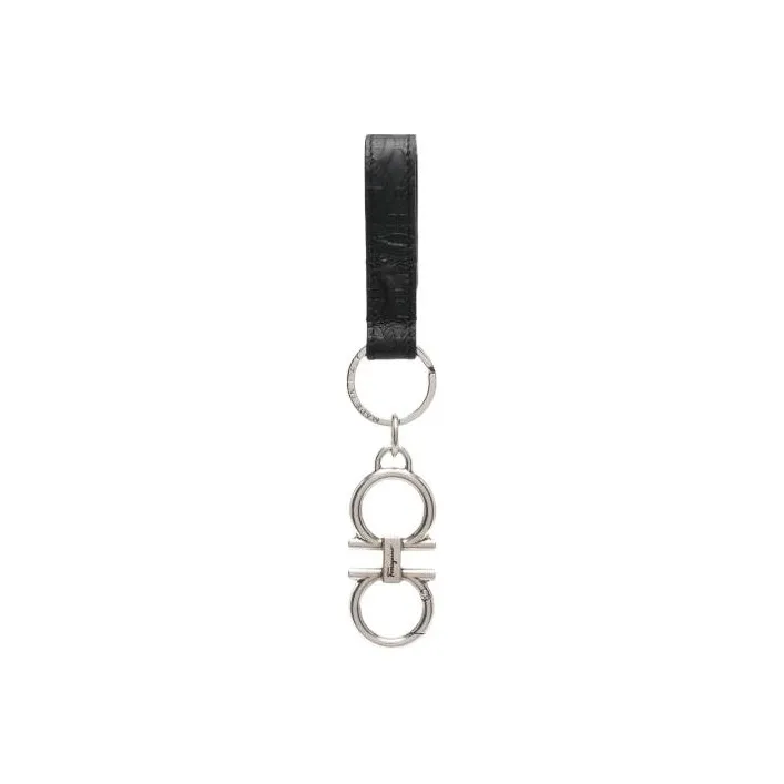 FERRAGAMO Keychain Unisex Black-0