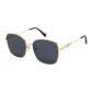 Gold Frame with Black Gray Lens[Polarized]