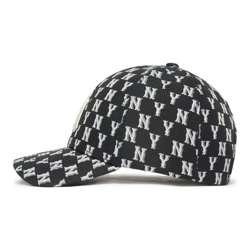 MLB MONOGRAM Reading Collection Polyester Baseball Caps Unisex Black-2