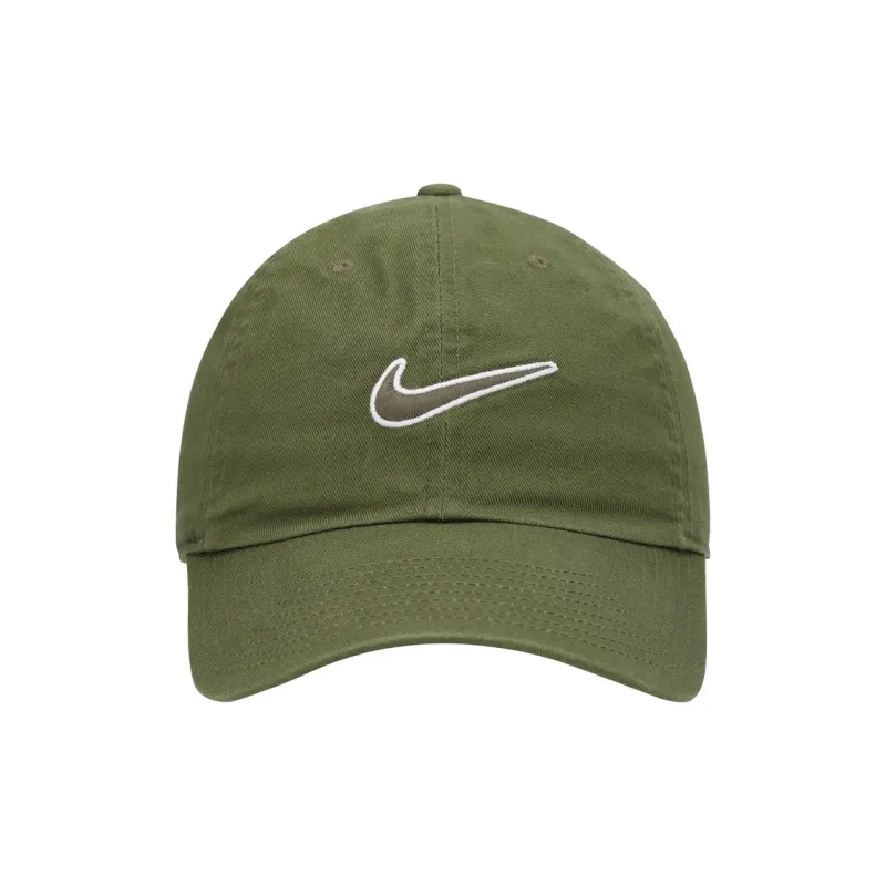 Nike Cotton Baseball Caps Unisex Green-1