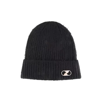 WE11DONE Embroidered Logoetal Long Beanie