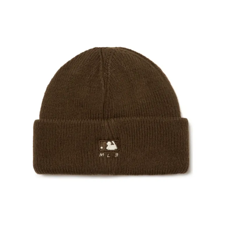 MLB Cotton Beanies Unisex Dark Brown-1