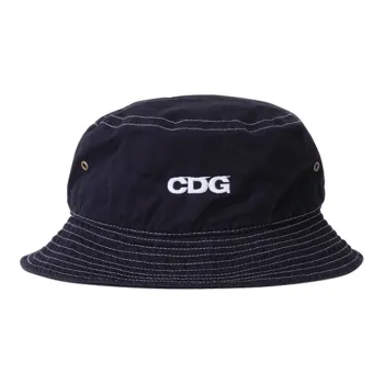Comme Des Garcons Cotton Twill Overdyed Bucket Hat