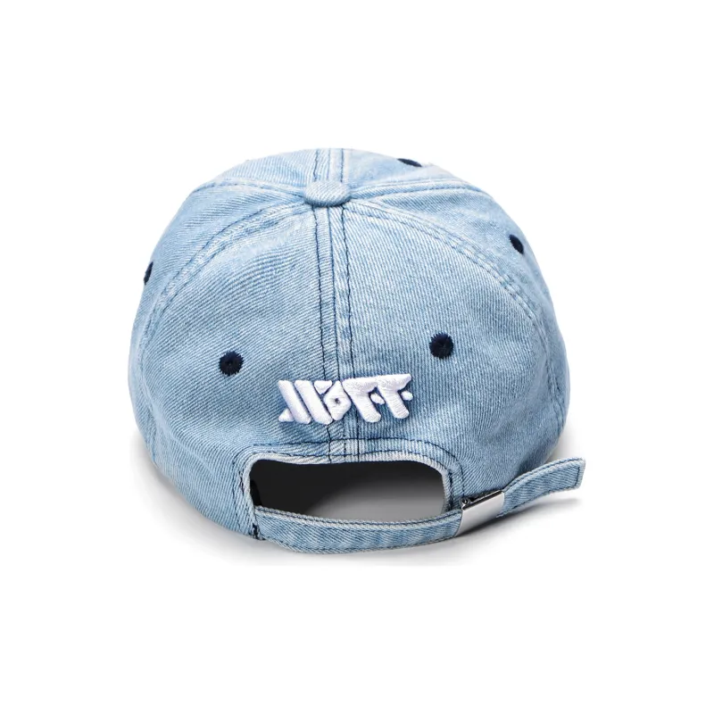 XXOFF Baseball Caps Unisex Denim Blue-4