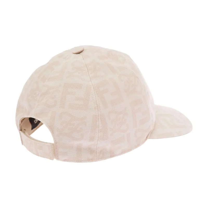 FENDI Men Polyester Baseball Cap Beige-3