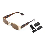 Gold Frame with Brown Lens