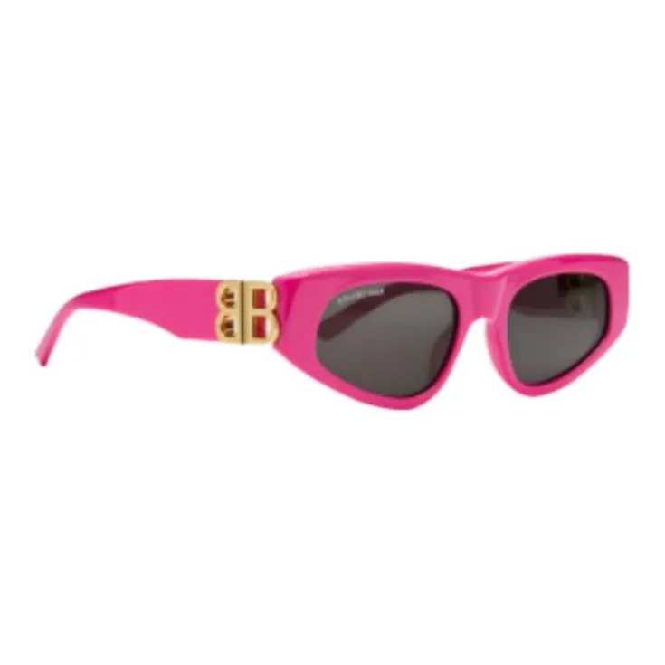 Balenciaga Eyewear Logo plaque Cat eye Sunglasses-2