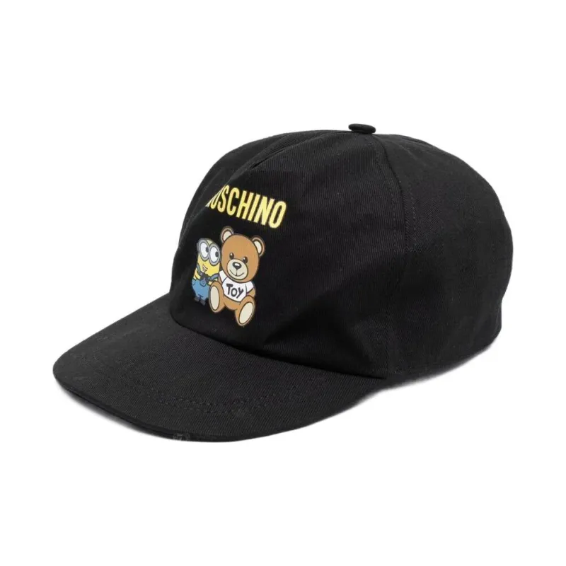 MOSCHINO Baseball Caps Unisex Black-0