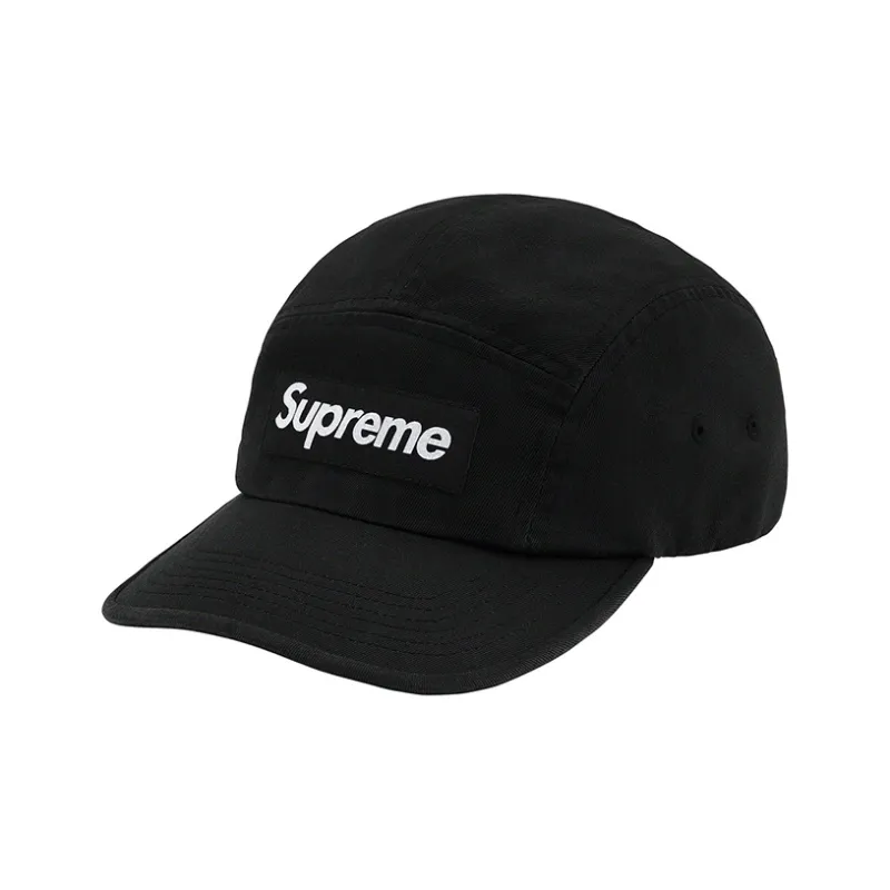 Supreme Washed Chino Twill Camp Cap FW21-0