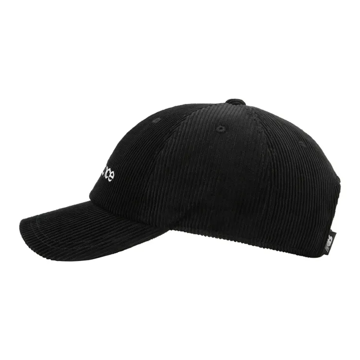 New Balance Cotton Baseball Caps Unisex Black-1