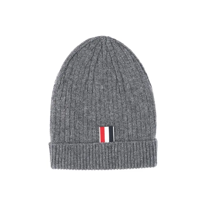 THOM BROWNE 4-Bar Ribbed Beanie-0