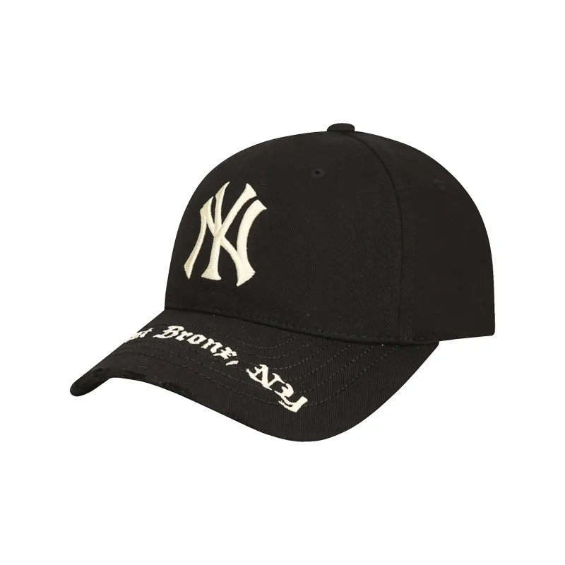 MLB Cotton Baseball Caps CPKP Unisex Black/Beige-0