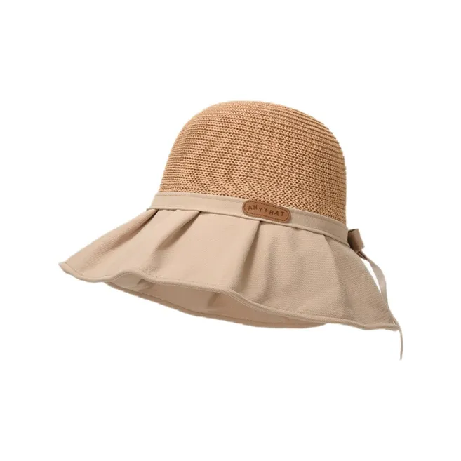 FREE RABBITⅡ Summer Bowknot Bucket Hats Women's-2