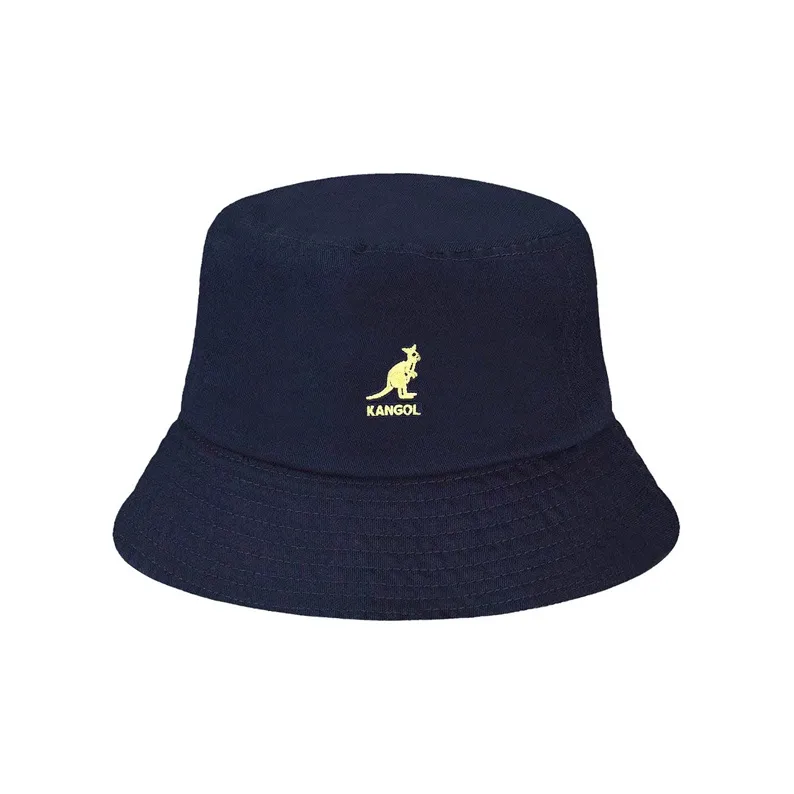 KANGOL Embroidered Logo Washed Bucket Hat-0