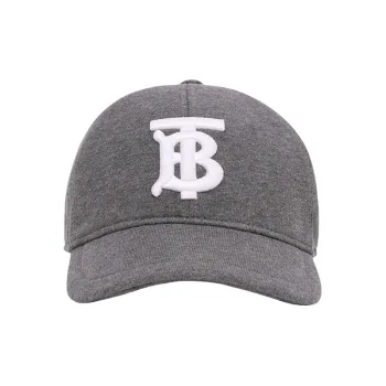 Burberry Cotton Baseball Caps Women's Gray