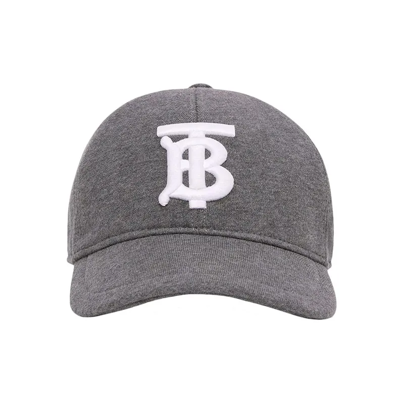 Burberry Cotton Baseball Caps Women's Gray-0