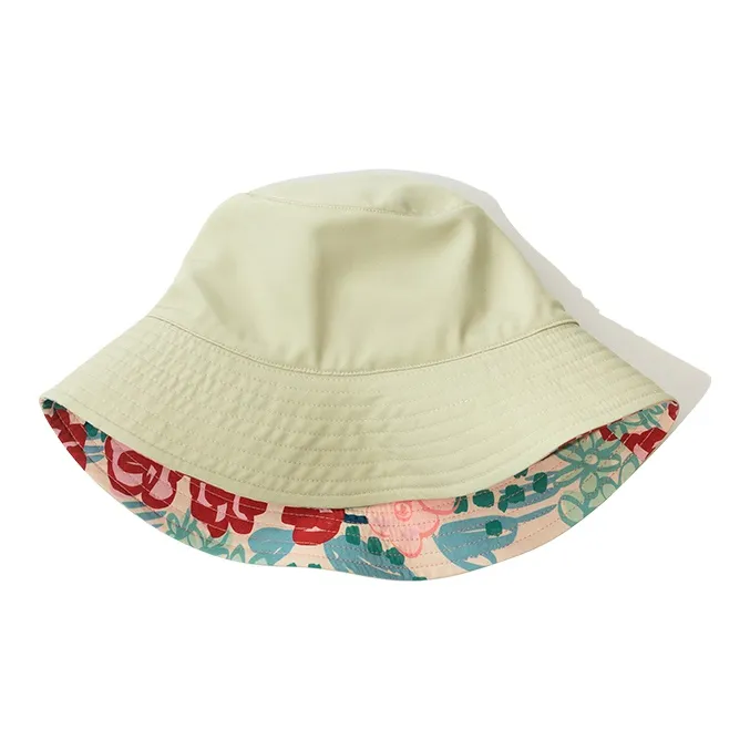 LOST PATTERN Polyester Double Sided Bucket Hat Sun Protection Sun Hat Women's-1