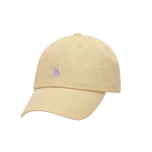MLB Cotton Baseball Caps Unisex Beige