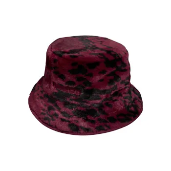 Adidas Ivy Park Printed Faux Fur Reversible Bucket Hat