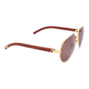 Cartier Aviator Frame Sunglasses