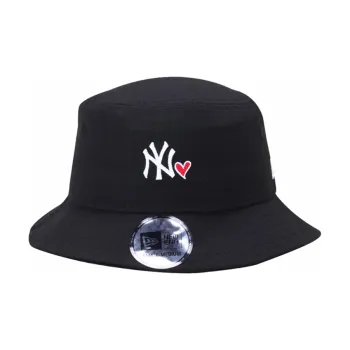 New Era New Era X MLB Co brand Cotton Bucket Hats Unisex Black