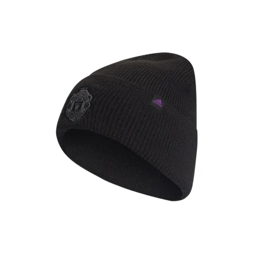 adidas Unisex Peaked Knit Cap Black/Purple