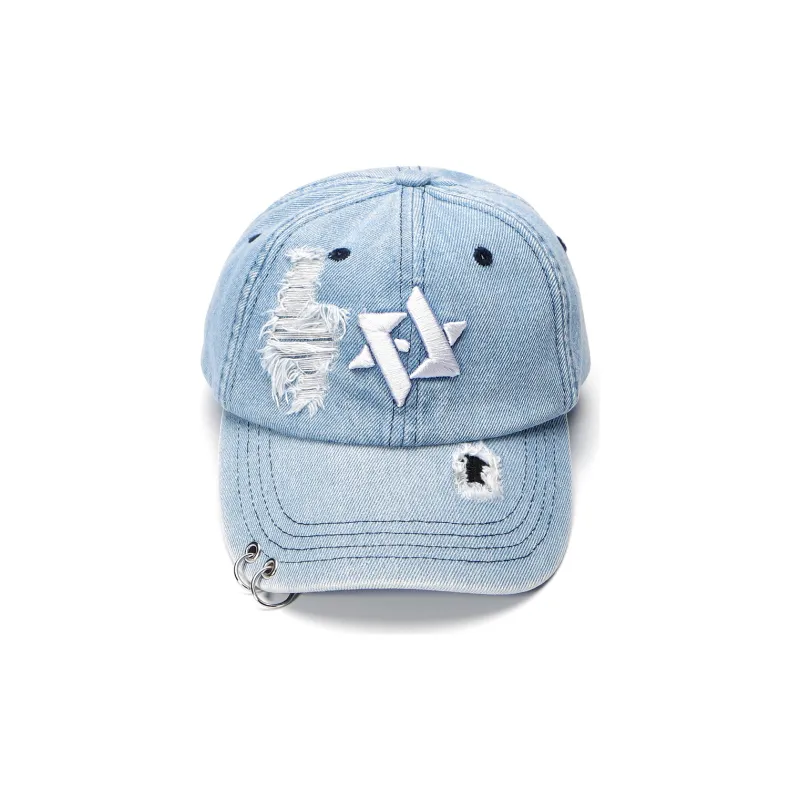 XXOFF Baseball Caps Unisex Denim Blue-0