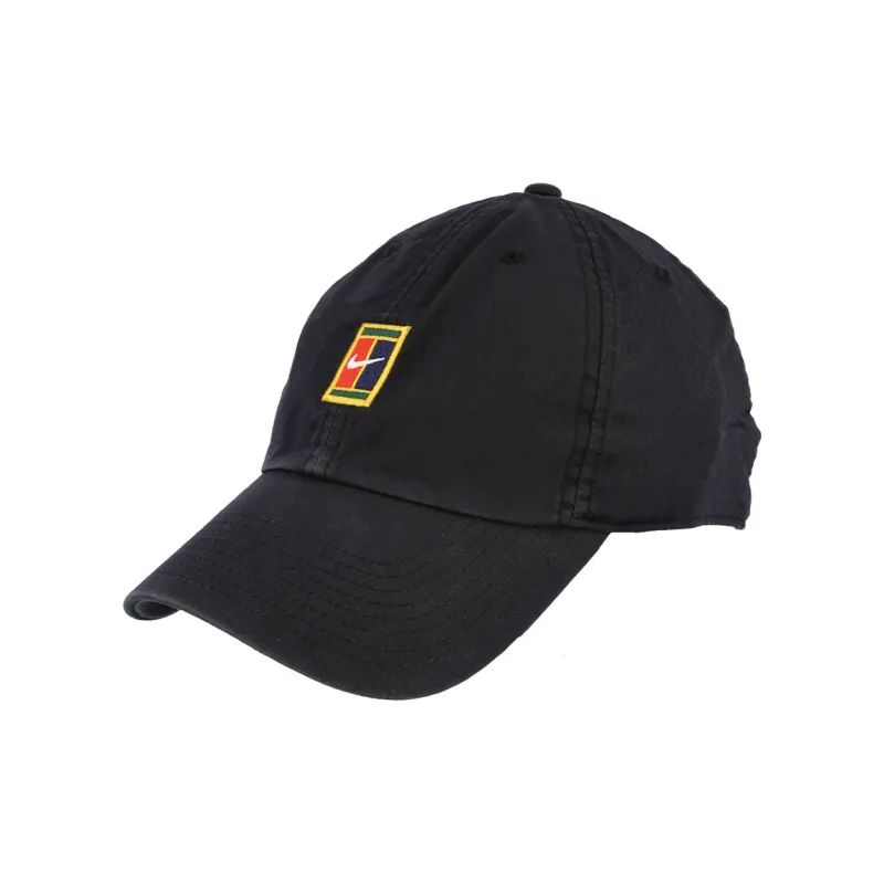 Nike Cotton Baseball Caps Unisex Black-1