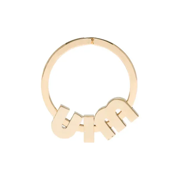 MIU MIU Keychains Unisex Gold-1