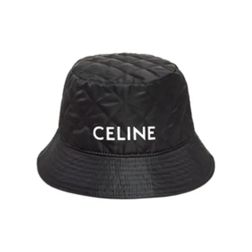 CELINE Bucket Hats Unisex Black