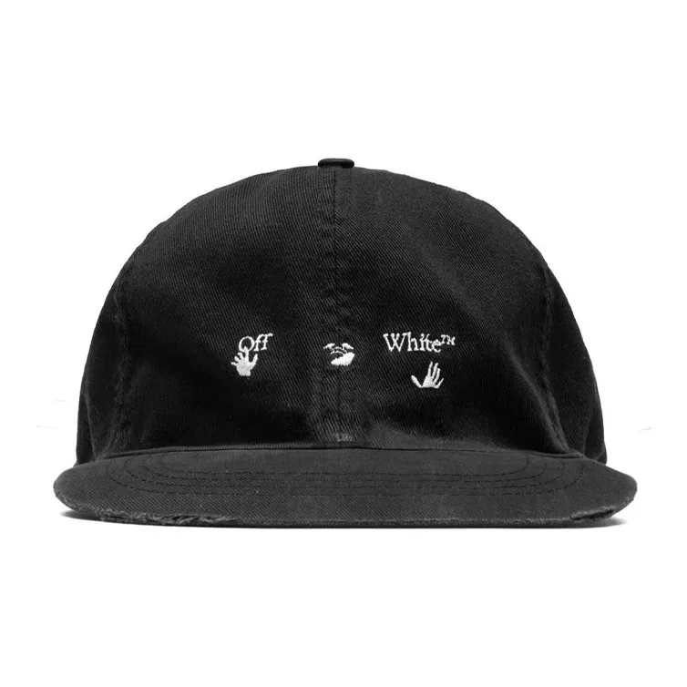 OFF WHITE Baseball Caps Unisex Black-1