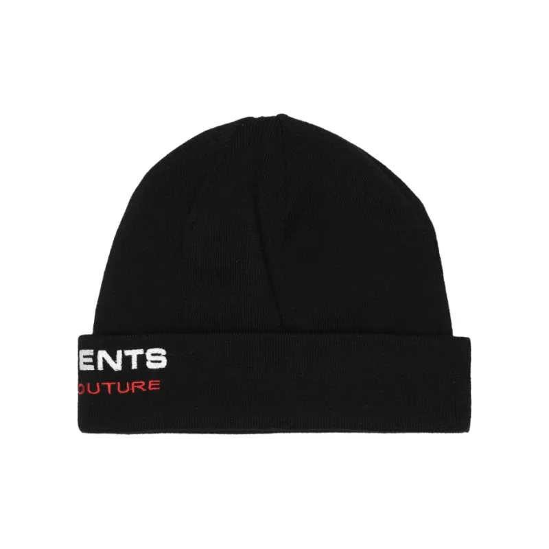 Vetements Beanies Unisex Black-1