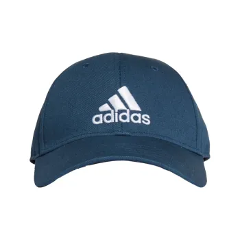 adidas Logo Cotton Baseball Cap Blue