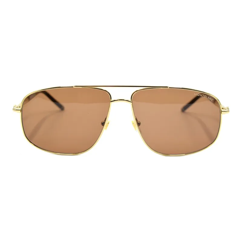 MONTBLANC Meisterstuck Sunglasses Men Gold/Brown-1