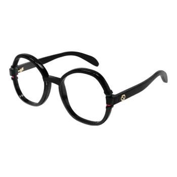 GUCCI Eyeglass Frames Unisex Black