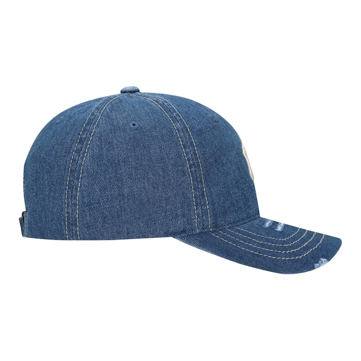 MLB Distressed Denim Baseball Caps Unisex-7