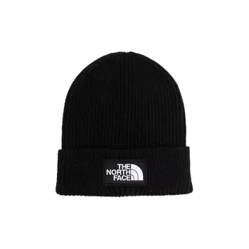 THE NORTH FACE Logo Patch Ribbed Beanie