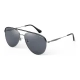 Gunmetal Frame with Black Gray Lens
