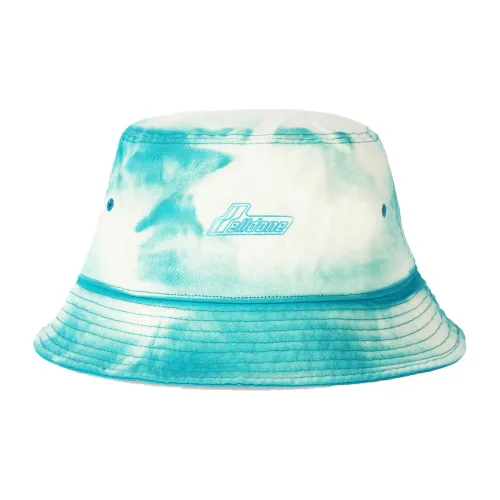 WE11DONE Bucket Hats Unisex Blue/Green