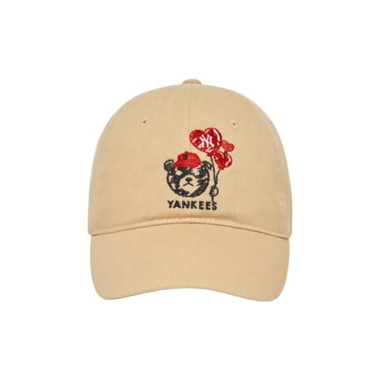 MLB Cotton Baseball Caps Unisex Khaki-2