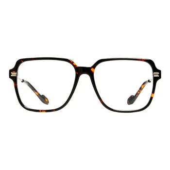 GENTLE MONSTER Metal Square Eyeglass Frames Unisex Tortoiseshell