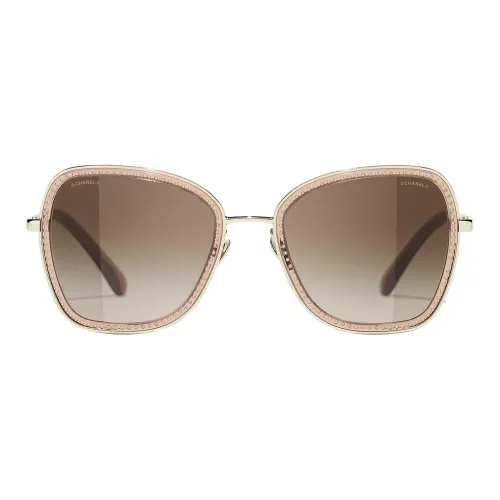 CHANEL Sunglasses Women's Gold