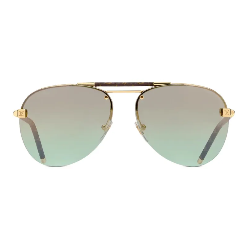 LOUIS VUITTON Clockwise Canvas Sunglasses Men-0