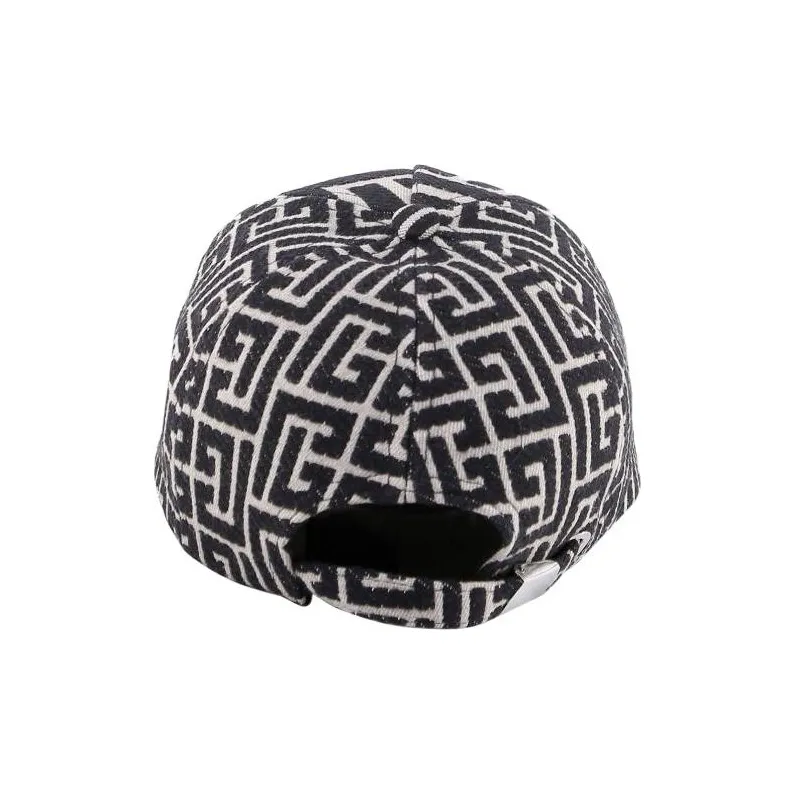 BALMAIN Baseball Caps Unisex Black/Ivory-2