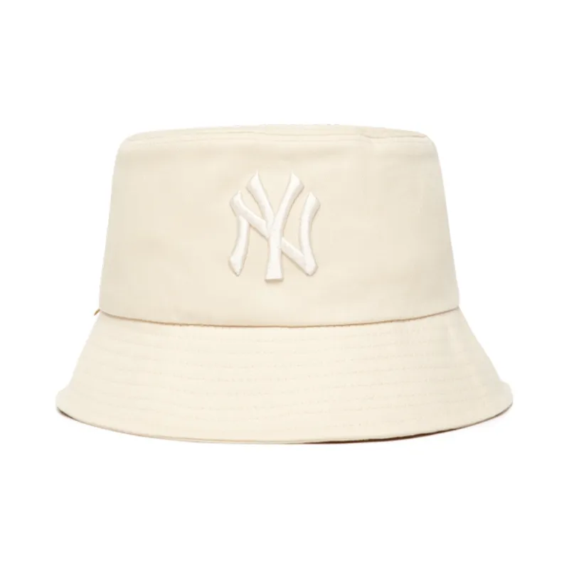 MLB X Disney Cotton Bucket Hats Unisex Ecru-0