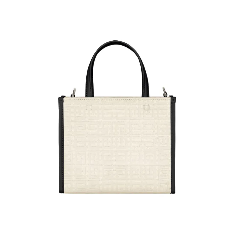GIVENCHY Cabas Series Cow Leather Shoulder Bag, Crossbody Bag, Handbag Mini Women's Black Beige-1