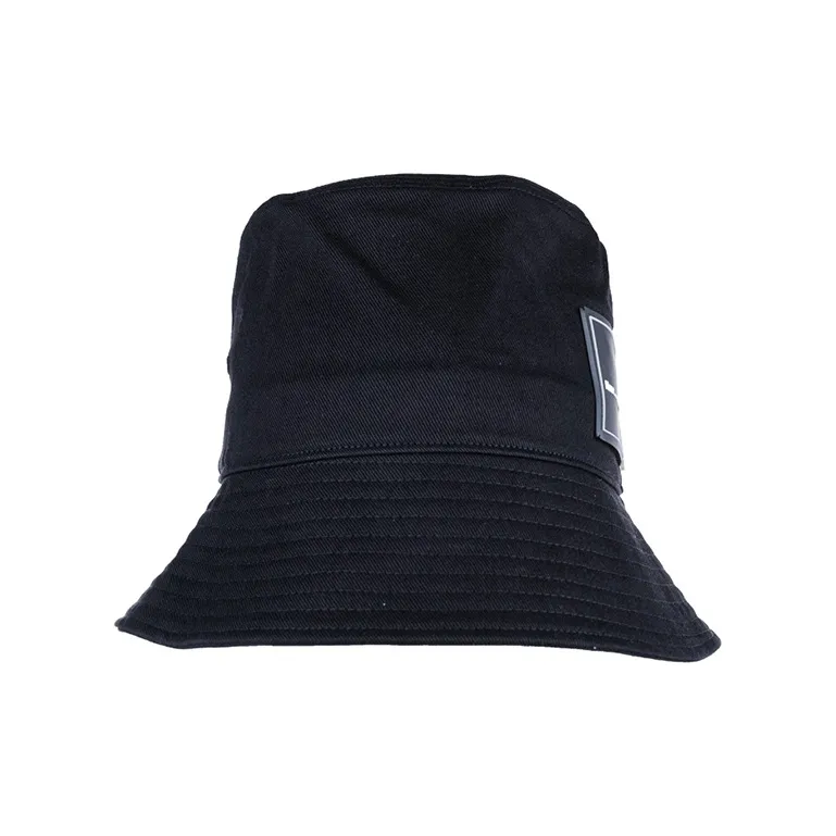 WE11DONE Cotton Bucket Hats Unisex Black-2