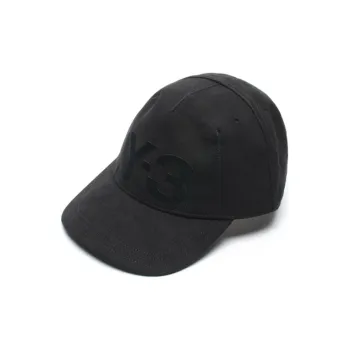 Y 3 Polyester Baseball Caps Unisex Black
