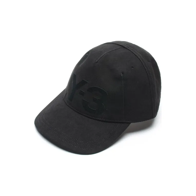 Y 3 Polyester Baseball Caps Unisex Black-0