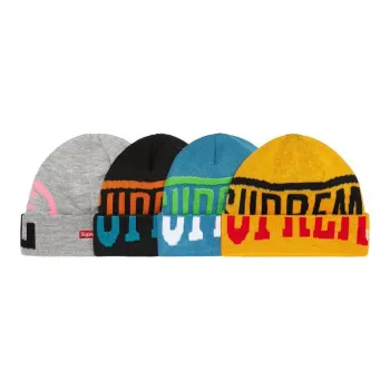 Supreme New Era 2 Tone Logo Beanie